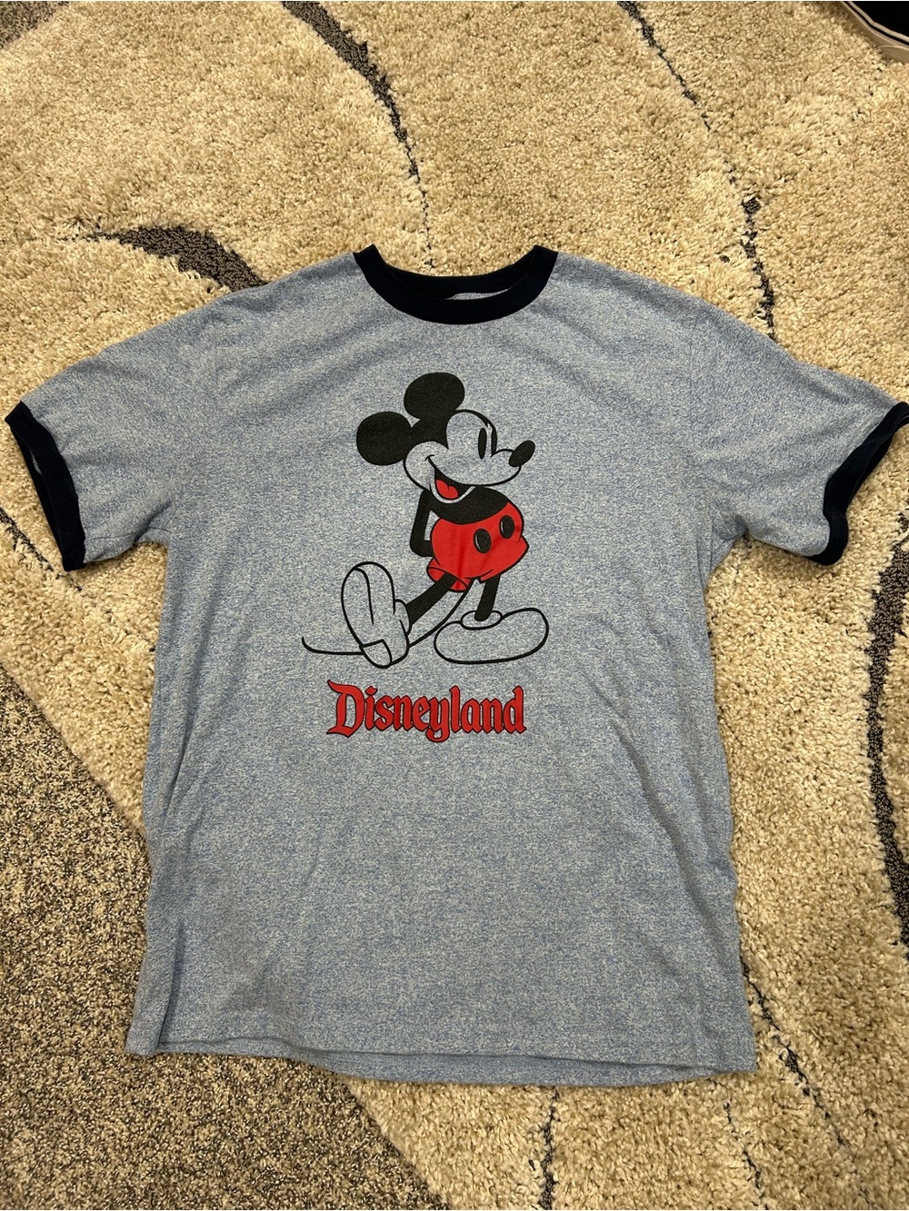 Classic Disneyland Mickey Mouse Ringer Tee - Men’s S / Women’s M